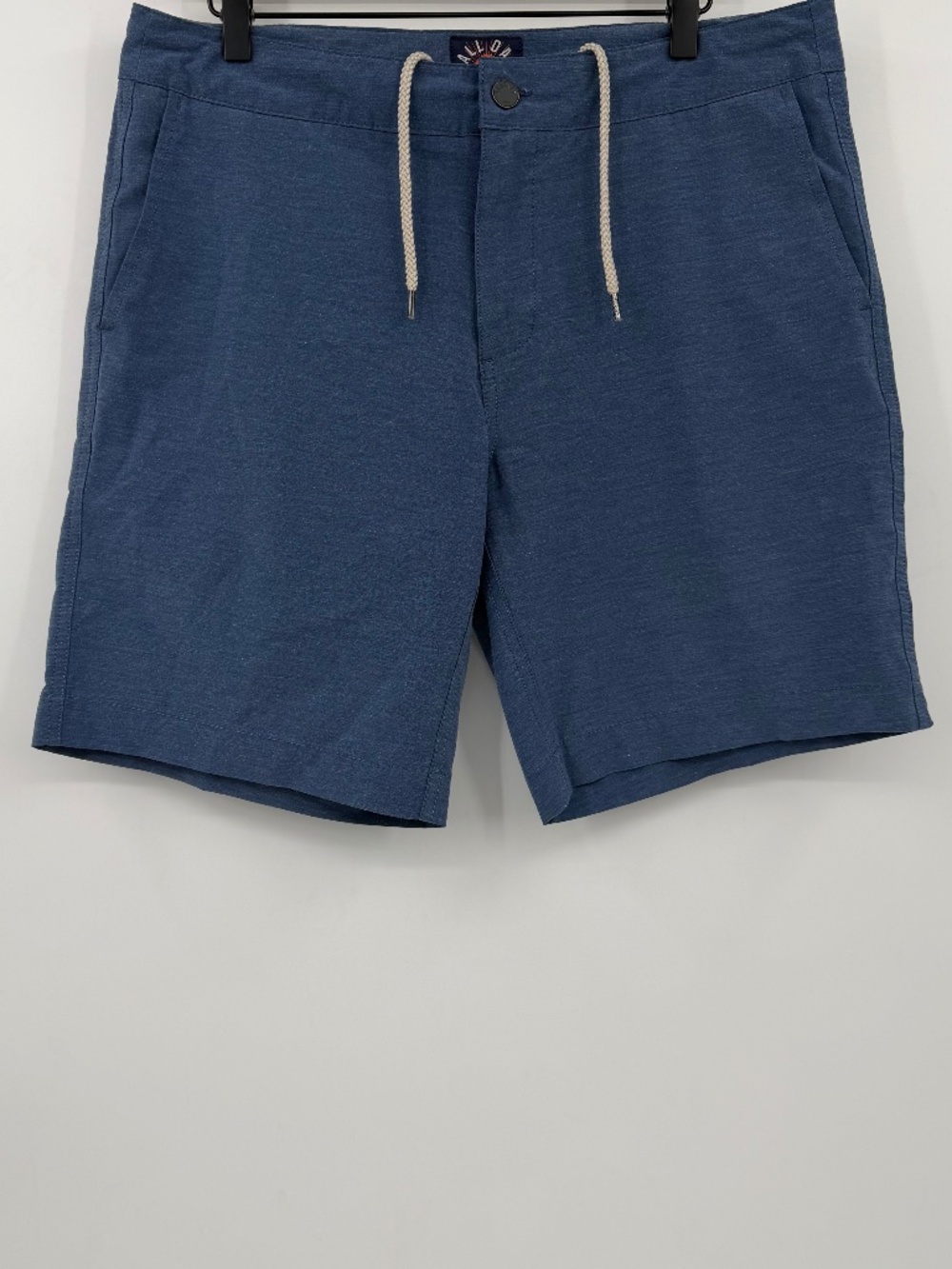 Faherty All Day Hybrid Drawstring Shorts Men 33 Blue Lightweight Outdoor Stretch